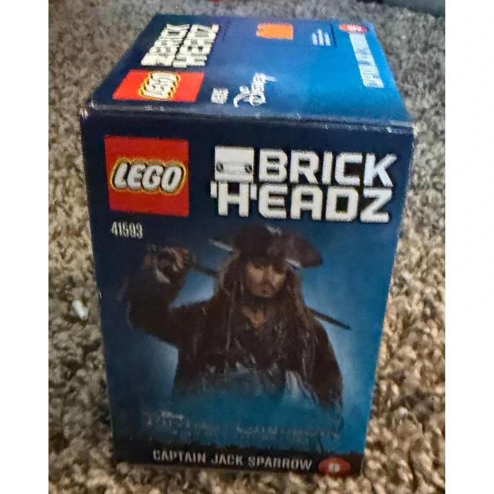 Lego-Brickheadz Disney Captain Jack Sparrow Building Set (NWT) 41593